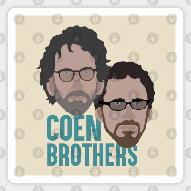 Coen Brothers Head Sticker by JorisLAQ